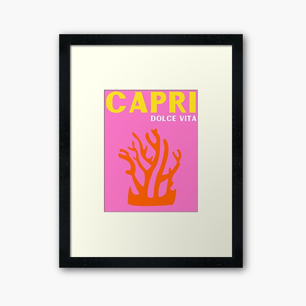 CAPRI Framed Art Print