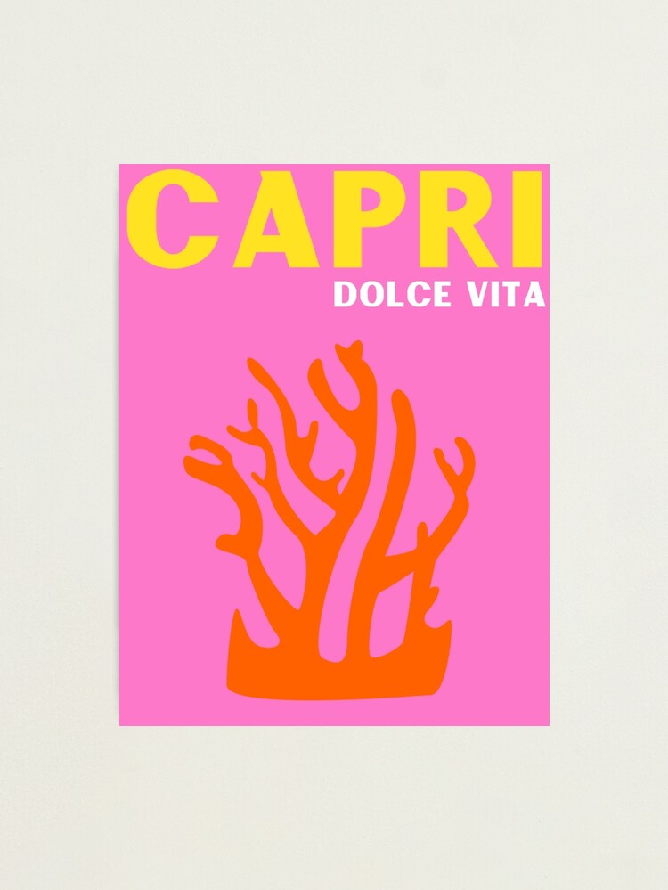 Alternate view of CAPRI Photographic Print