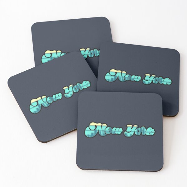 Item preview, New York - Retro Blue designed and sold by Chubuter.