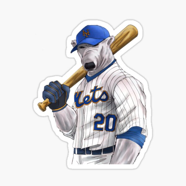 Pete Alonso Polar Bear Kids  Sticker for Sale by Rissolespercep