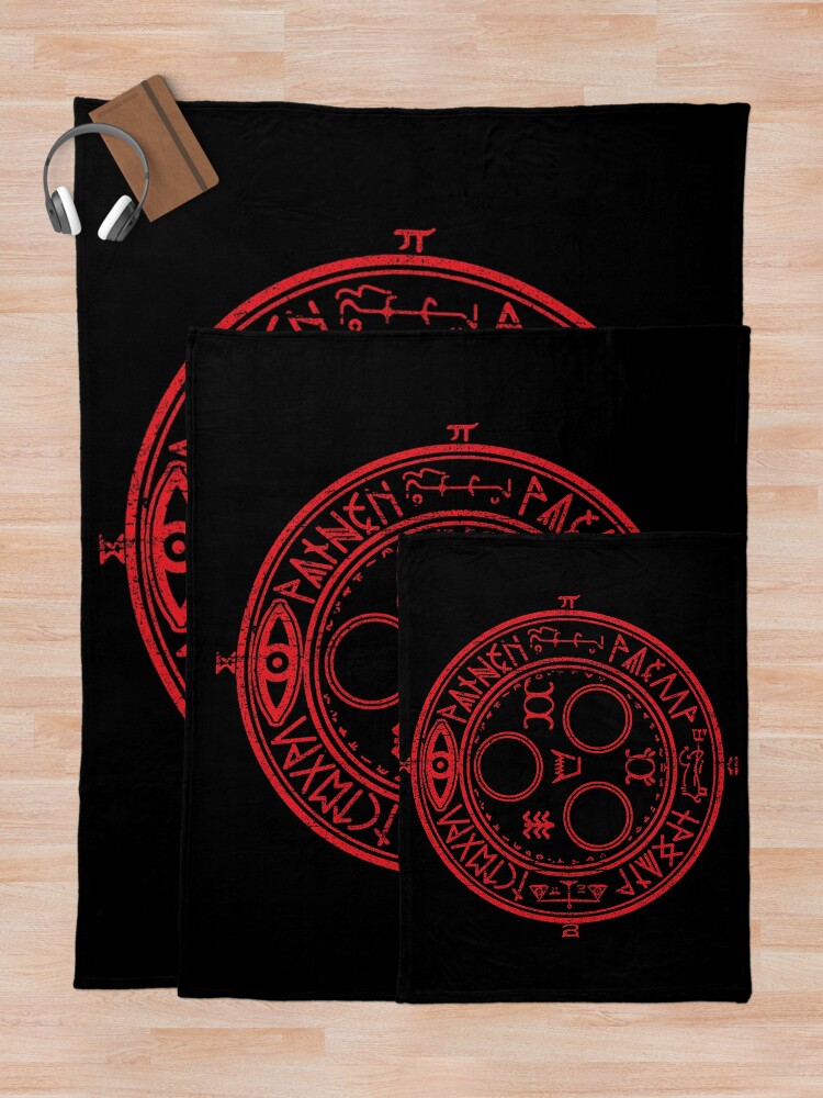 Alternate view of Halo of the Sun Throw Blanket