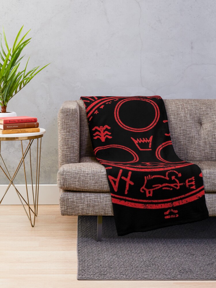 Alternate view of Halo of the Sun Throw Blanket