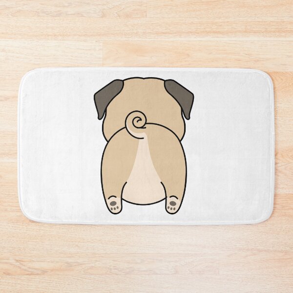 Item preview, Pug Bum designed and sold by ColorsandShapes.