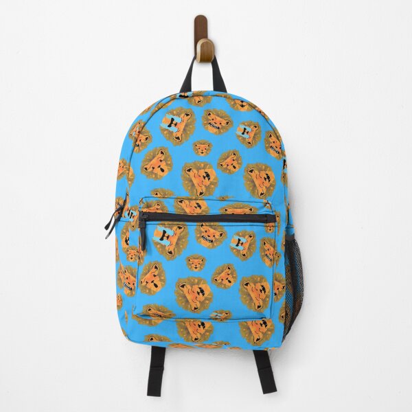 Item preview, Cute Emotional Lions Pattern Design - Sky Blue designed and sold by Onewivnacher.
