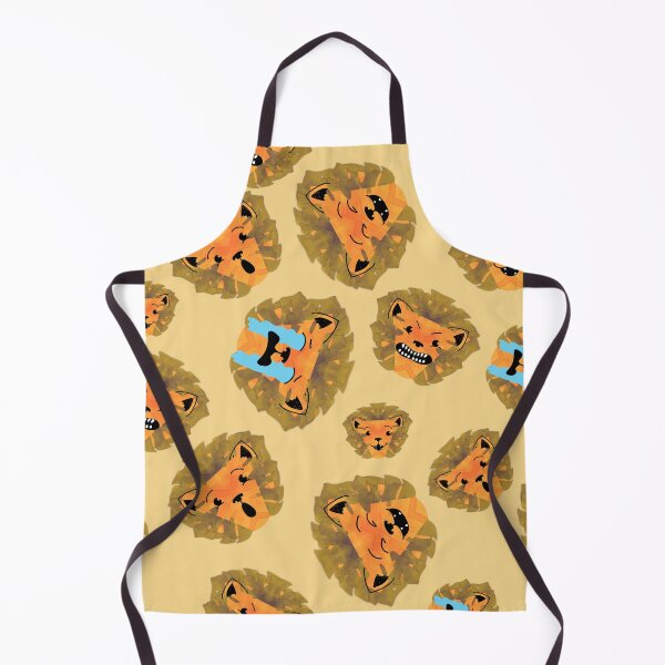 Item preview, Cute Emotional Lions Pattern Design - Yellow designed and sold by Onewivnacher.