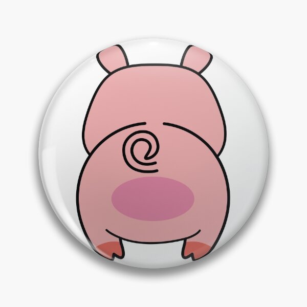 Item preview, Pig Bum designed and sold by ColorsandShapes.