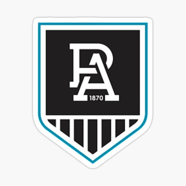 Small AFL Port Adelaide Power Details about   Sticker 