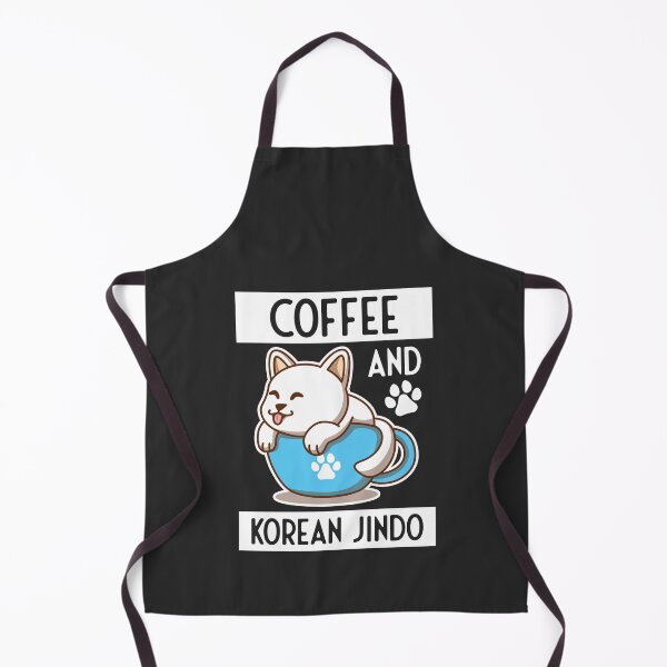 Item preview, Coffee & Korean Jindo designed and sold by MeowsAndMakes.