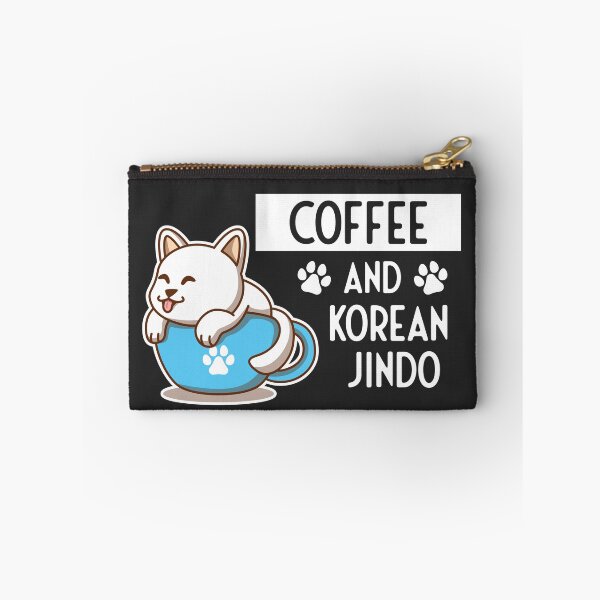Item preview, Coffee & Korean Jindo designed and sold by MeowsAndMakes.