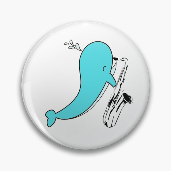 Item preview, Saxophone Playing Whale designed and sold by DomGDesign.