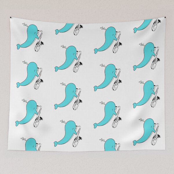 Item preview, Saxophone Playing Whale designed and sold by DomGDesign.