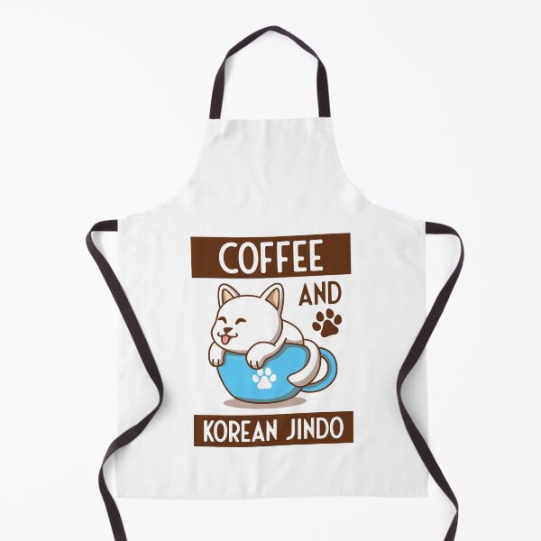 Item preview, Coffee & Korean Jindo designed and sold by MeowsAndMakes.