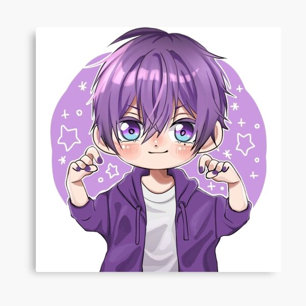 Cute Anime Boy Canvas Prints Redbubble