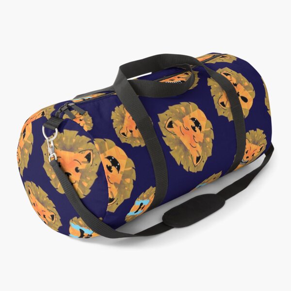Item preview, Cute Emotional Lions Pattern Design - Midnight Blue designed and sold by Onewivnacher.