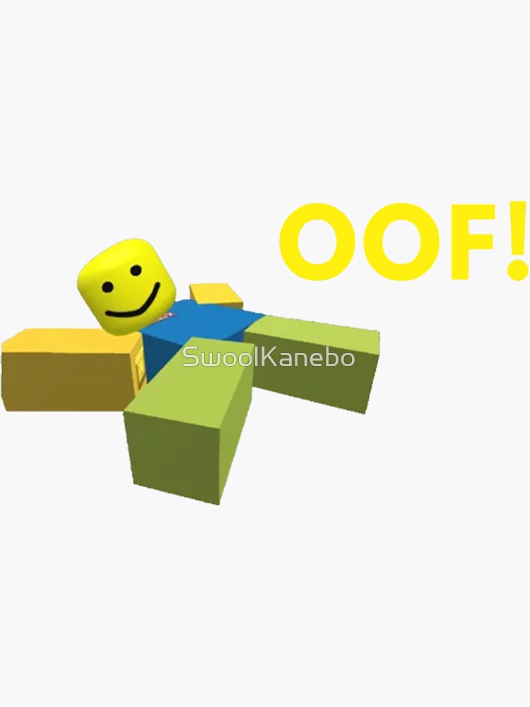 Roblox Oof Supine Happy Sticker For Sale By Swoolkanebo Redbubble 6888