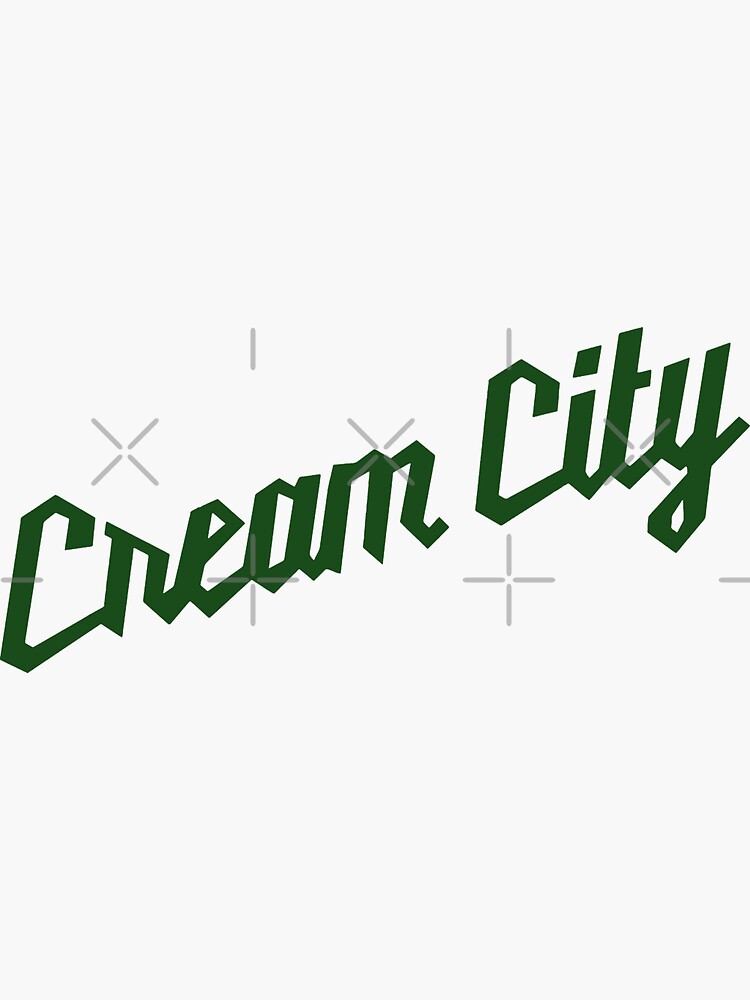 Cream City - Milwaukee Wisconsin Sports Throwback' Sticker for