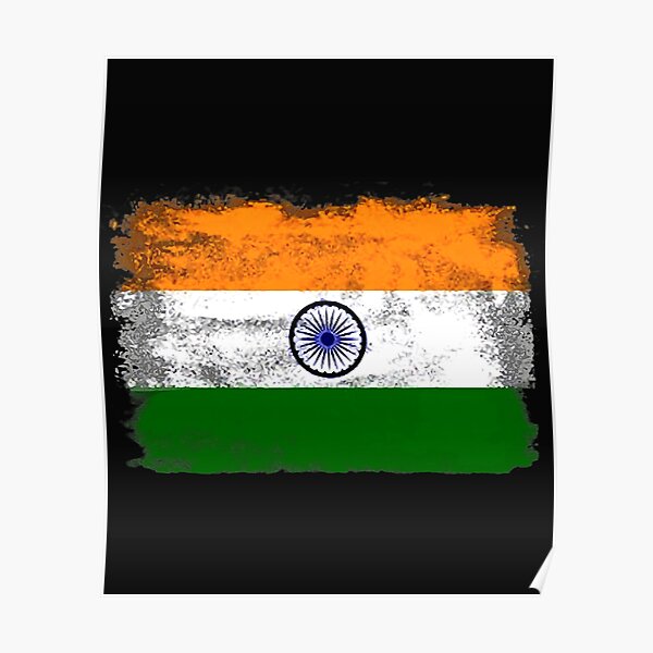 India Flag Posters for Sale | Redbubble