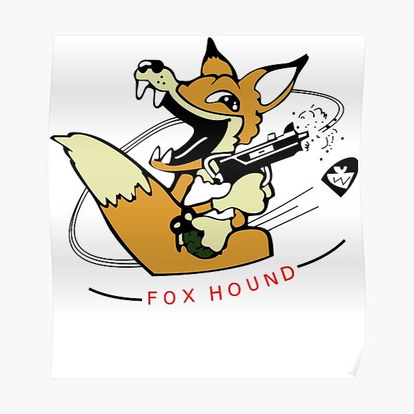 Foxhound Logo Posters Redbubble