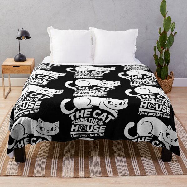 Item preview, The Cat Owns the house i just pay the bills Funny T-shirt, gift for moms, cat lovers, funny cat tee Classic T-Shirt designed and sold by PlusPlayStore.
