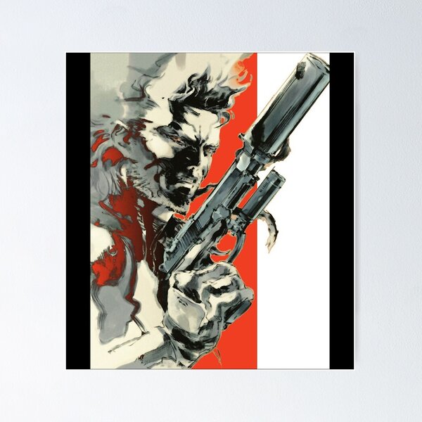 Solid Snake Metal Gear Solid 2 Photographic Print by GoroClothes