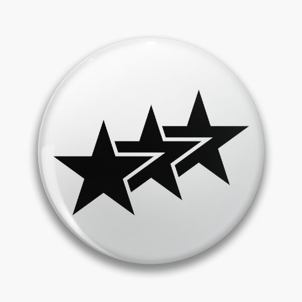 Item preview, Black Tri-Stars designed and sold by Darasuum.