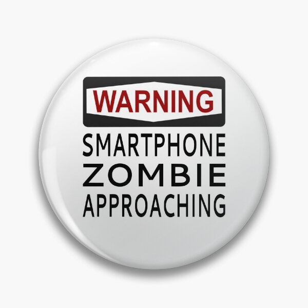 Artikelvorschau, Warnung: Smartphone Zombie nähert sich entworfen und verkauft von coolfuntees.