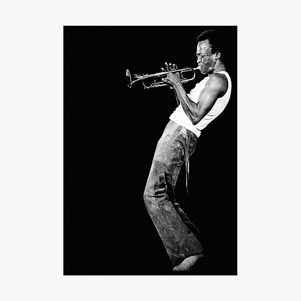 Trumpet Miles Concert Poster Photographic Print