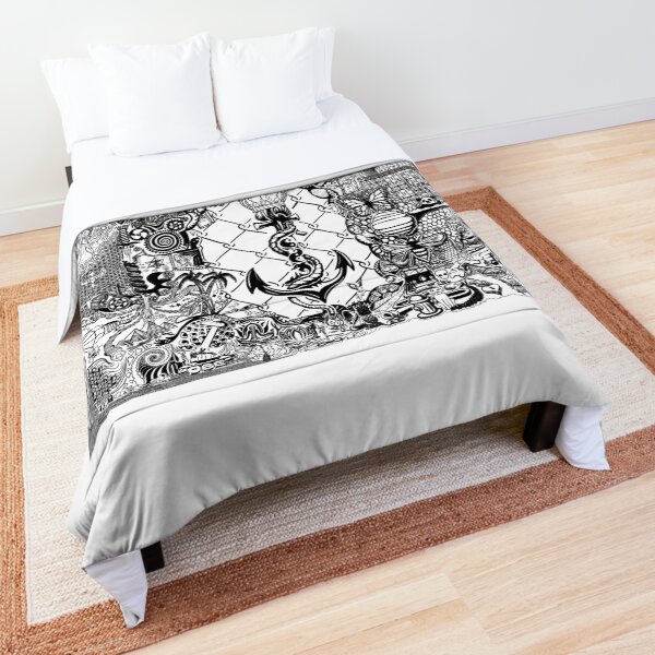 Divine Doodle Synchronicity Comforter