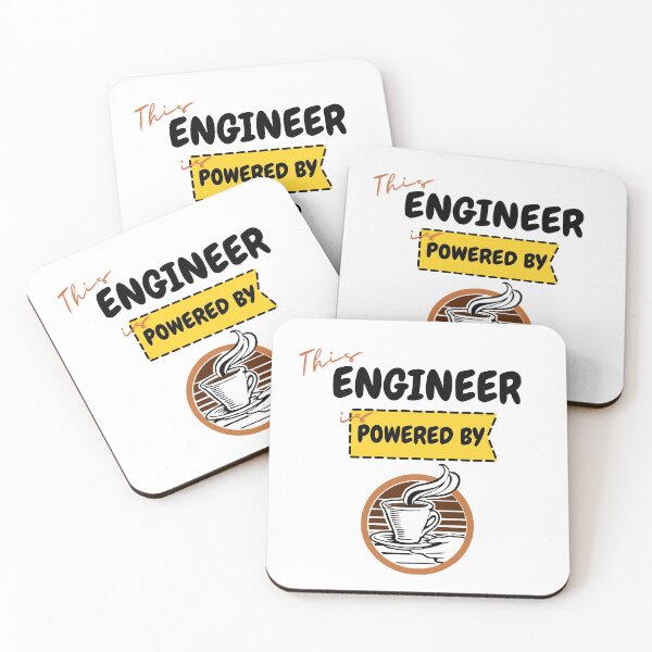Item preview, Engineer powered by coffee. funny cool gift.  designed and sold by A-priori.