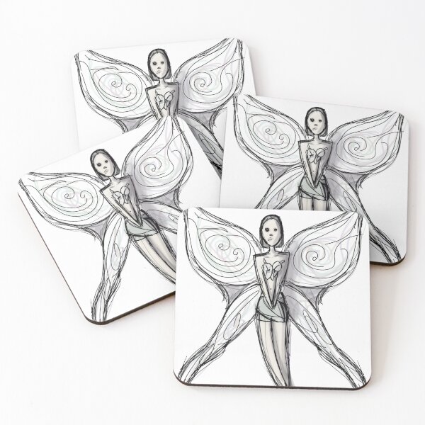 Item preview, desaturated fairy designed and sold by hoovii.
