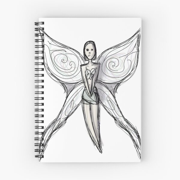 Item preview, desaturated fairy designed and sold by hoovii.