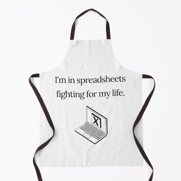 Item preview, I'm in spreadsheets fighting for my life. designed and sold by mbhmerch.