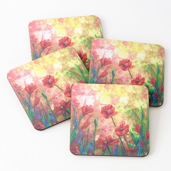 Item preview,  Red Poppy Field painted, named Lest We Forget designed and sold by Goldstarwork.