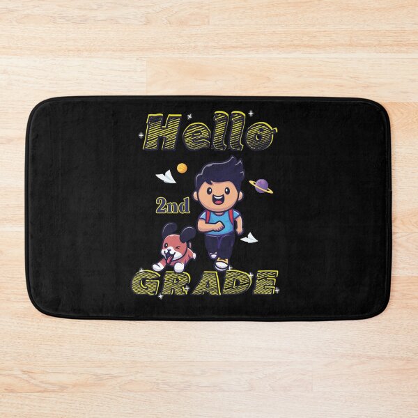 Item preview, hello second grade , funny back school  designed and sold by Alan-NY.