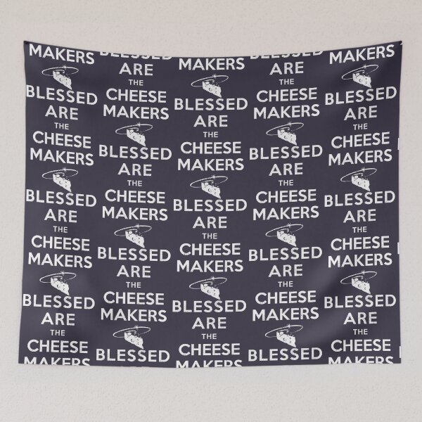 Item preview, Blessed Are The Cheese Makers - Distressed Look designed and sold by risible.