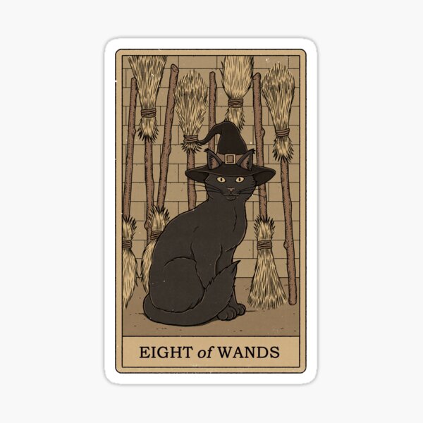Item preview, Eight of Wands designed and sold by Thiago Corrêa.