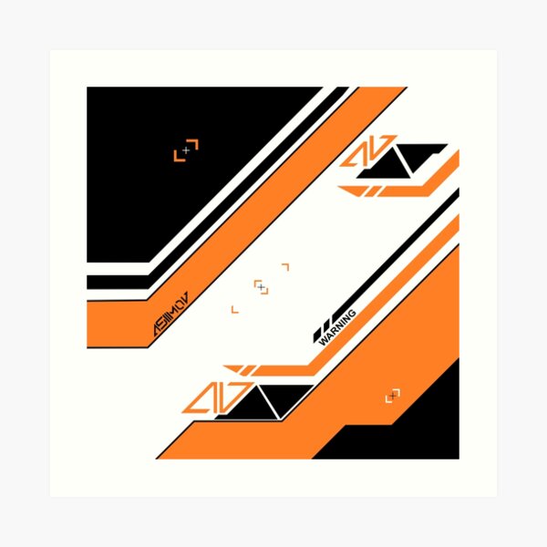 CS:GO - Asiimov Art Print