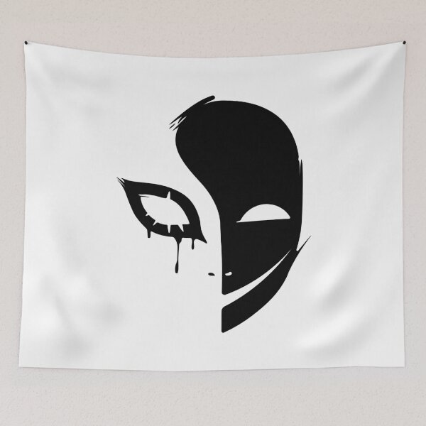 Item preview, Happy Mask - Black designed and sold by Darasuum.