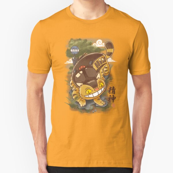 Traditional Nekobasu Slim Fit T-Shirt
