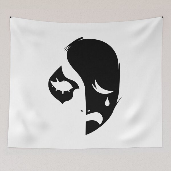 Item preview, Sad Mask - Black designed and sold by Darasuum.