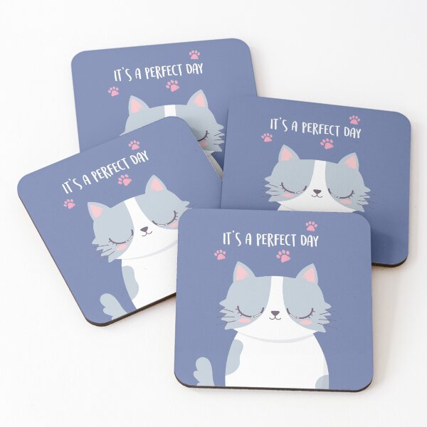 Item preview, Perfect day (Cute cat) designed and sold by kims-club.