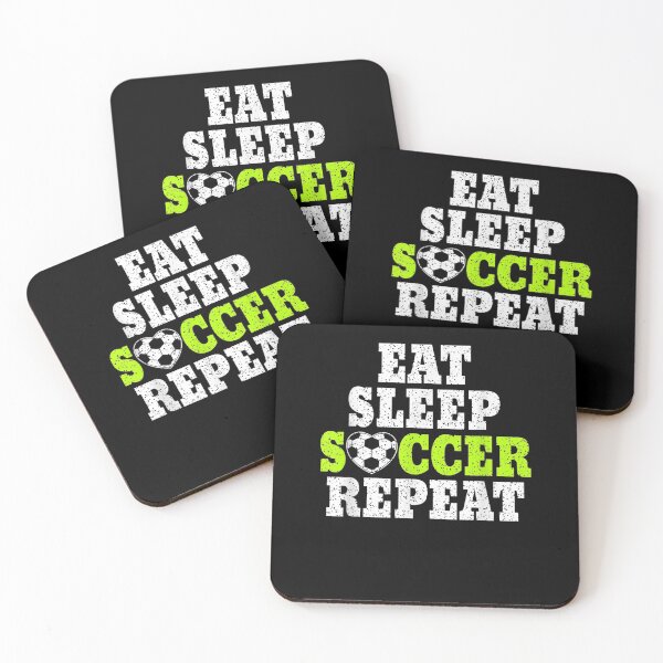 Item preview, Sport Player Eat Sleep Soccer Repeat Gift designed and sold by vivanbess.