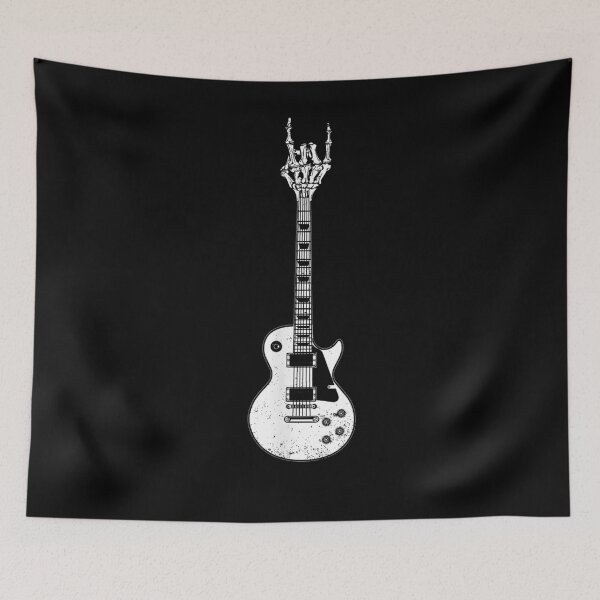 Item preview, Rock Roll Skeleton Guitar Music Lover Gift designed and sold by nancyholly.