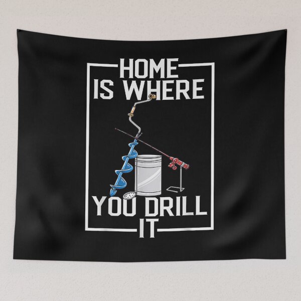 Item preview, Winter Ice Fishing Quote Gift designed and sold by nancyholly.
