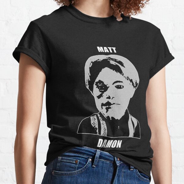 Matt Damon Actor Movie Team America Puppet Funny Comedy World Police Vintage Classic T-Shirt