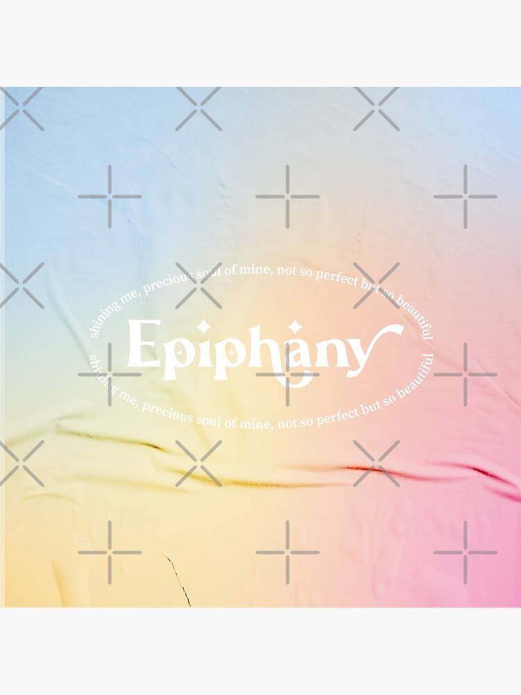 "Epiphany Modern Vintage Typography" Poster for Sale by urbtsties Redbubble