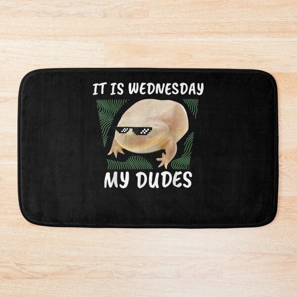 Item preview, It Is Wednesday My Dudes Deal With It Frog S Gifts designed and sold by nancyholly.