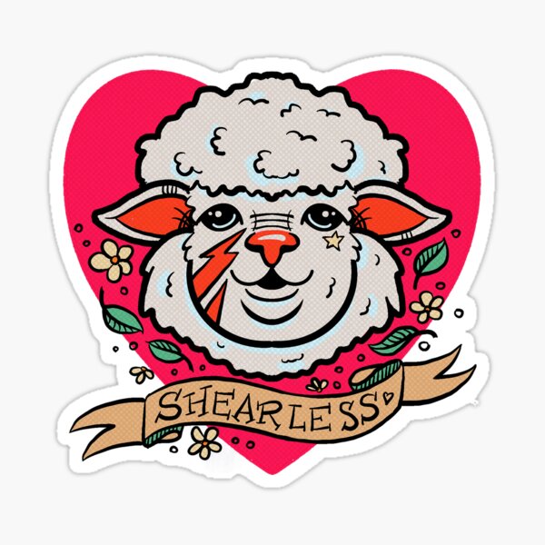 Shearless Sticker