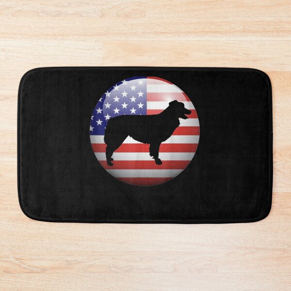 Item preview, American Flag Australian Shepherd Vintage Retro Aussie Dog designed and sold by nancyholly.