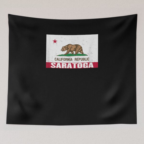 Item preview, Saratoga California Distressed Ca Republic Flag designed and sold by nancyholly.